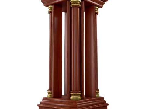Column Stand Omega 16 3D Model