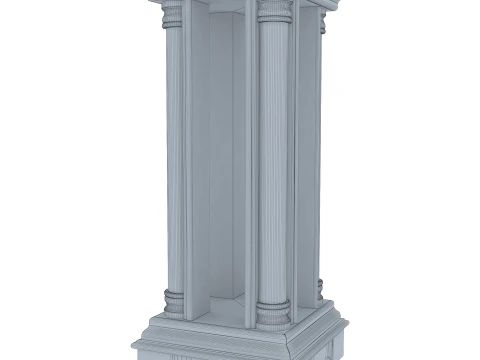 Column Stand Omega 16 3D Model