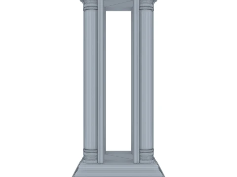 Column Stand Omega 16 3D Model