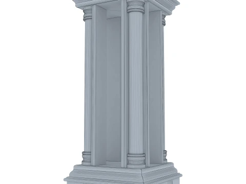 Column Stand Omega 16 3D Model