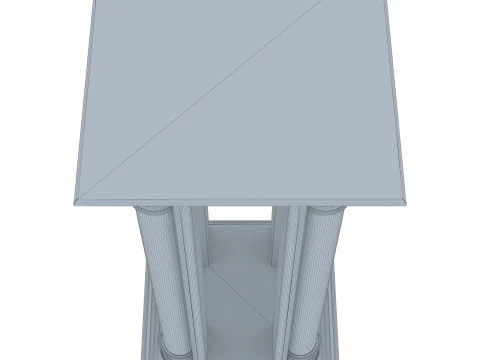 Column Stand Omega 16 3D Model