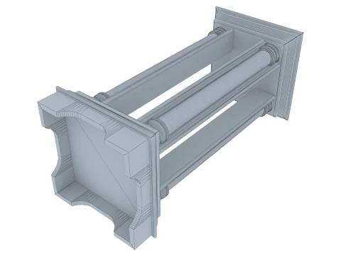 Column Stand Omega 16 3D Model