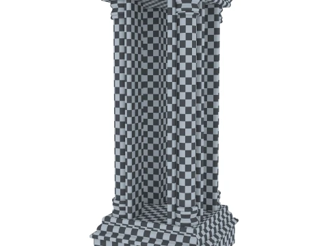 Column Stand Omega 16 3D Model