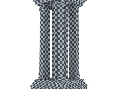 Column Stand Omega 16 3D Model