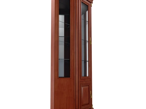 Corner China Cabinet Omega 03 1 3D Model