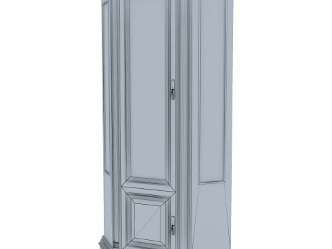 Corner China Cabinet Omega 03 1 3D Model