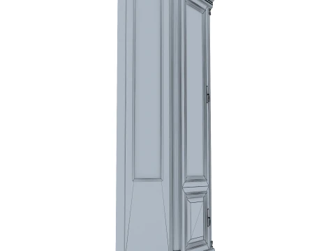 Corner China Cabinet Omega 03 1 3D Model