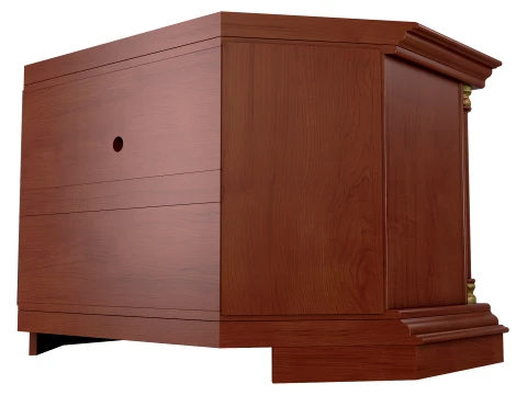 Corner Media Cabinet Omega 12 3D Model