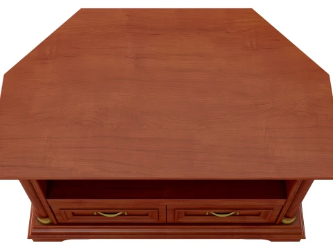 Corner Media Cabinet Omega 12 3D Model