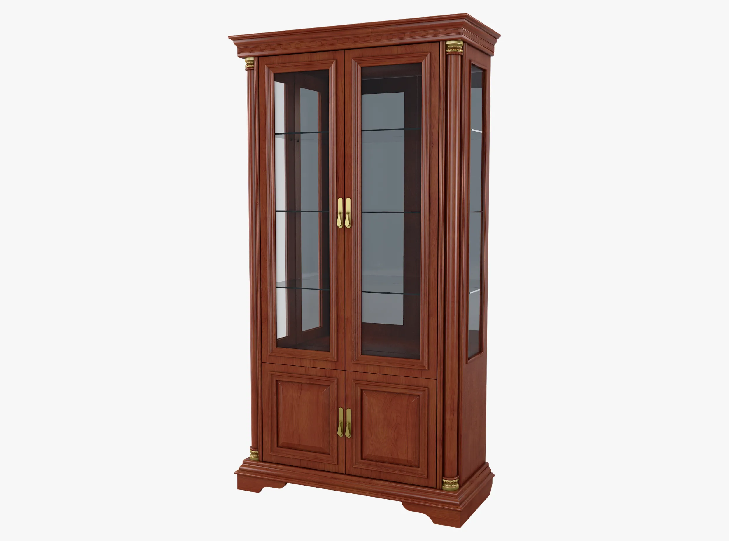 Display Cabinet Omega 02 1 3D Model .c4d .max .obj .3ds .fbx .stl .blend 