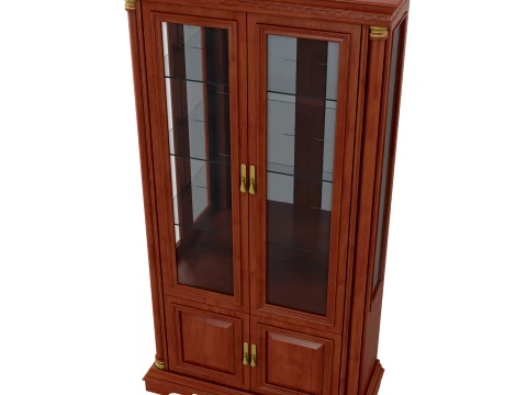 Display Cabinet Omega 02 1 3D Model