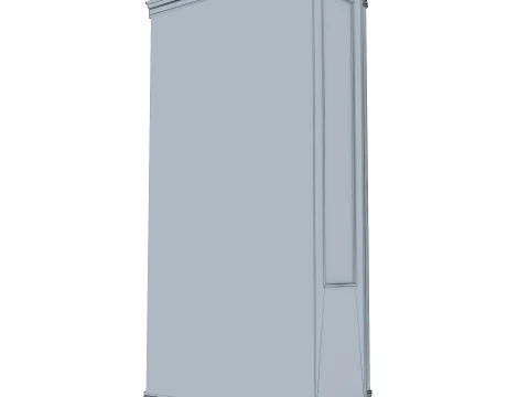 Display Cabinet Omega 02 1 3D Model