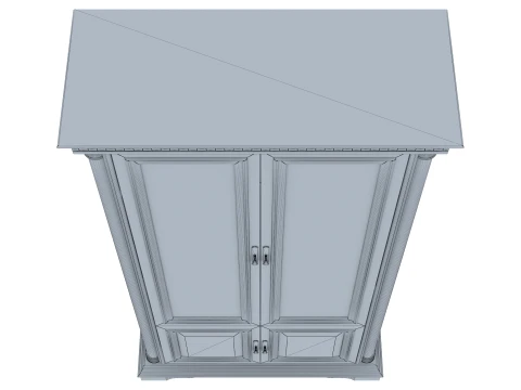 Display Cabinet Omega 02 1 3D Model