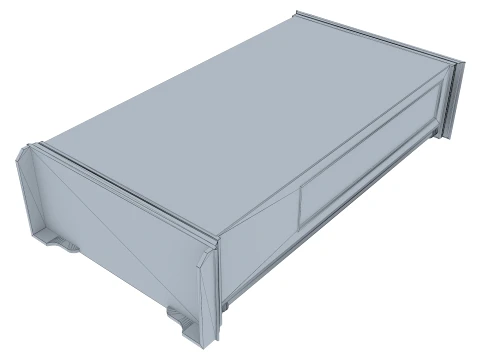 Display Cabinet Omega 02 1 3D Model