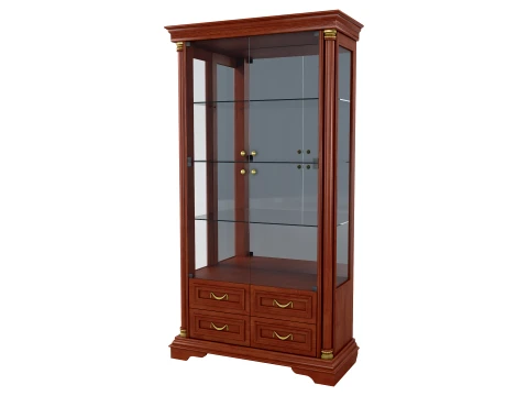 Vitrina de Vidrio Omega 04 Modelo 3D