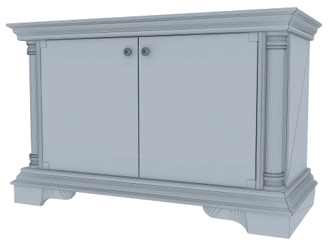 Media Console Omega 13 3D Model