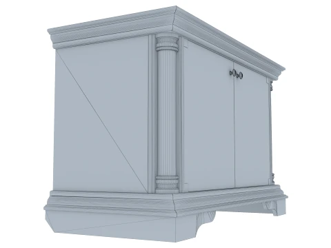 Media Console Omega 13 3D Model