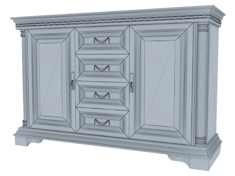 Sideboard Cabinet Omega 07 3D Model