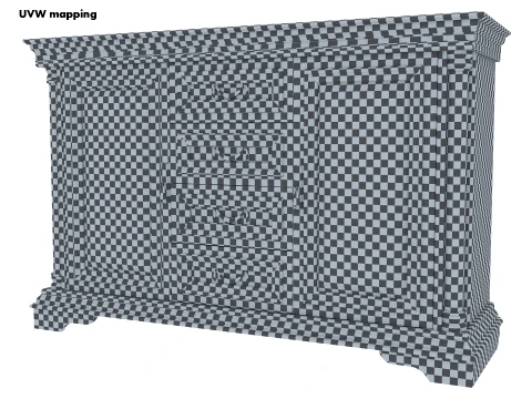 Sideboard Cabinet Omega 07 3D Model