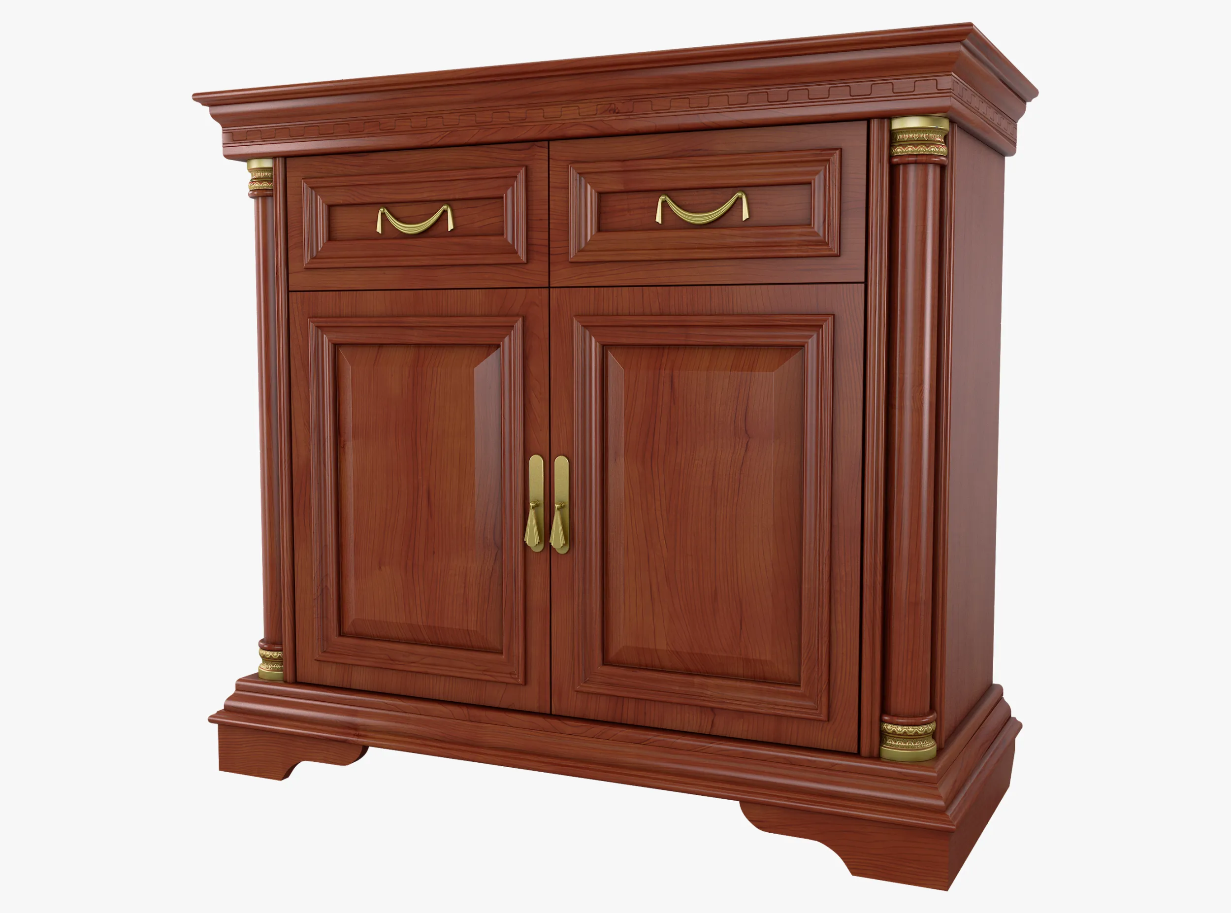 Sideboard Cabinet Omega 08 3D Model .c4d .max .obj .3ds .fbx .stl .blend 