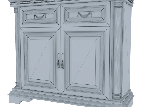 Sideboard Cabinet Omega 08 3D Model