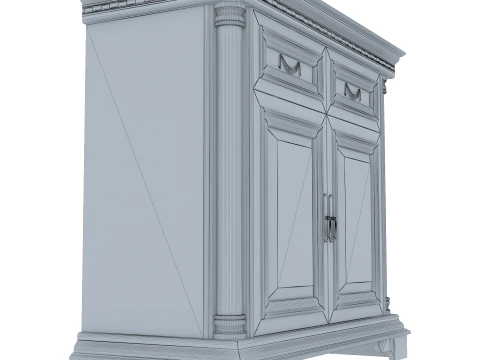 Sideboard Cabinet Omega 08 3D Model