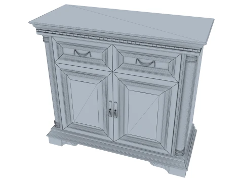 Sideboard Cabinet Omega 08 3D Model