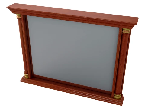 Wall Mirror Omega 18 3D Model
