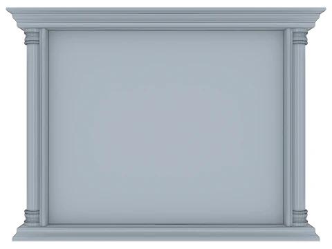 Wall Mirror Omega 18 3D Model