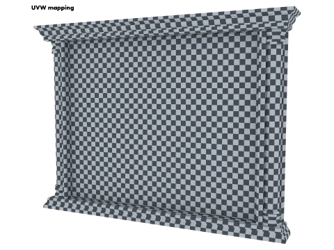 Wall Mirror Omega 18 3D Model