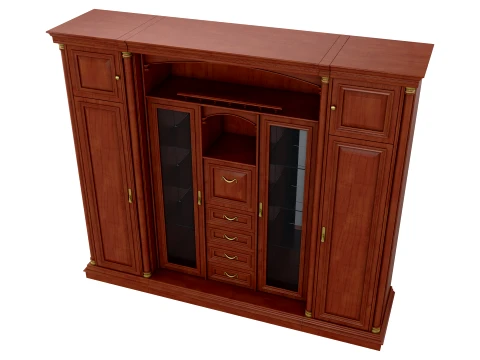Wall Unit Omega 31 3D Model