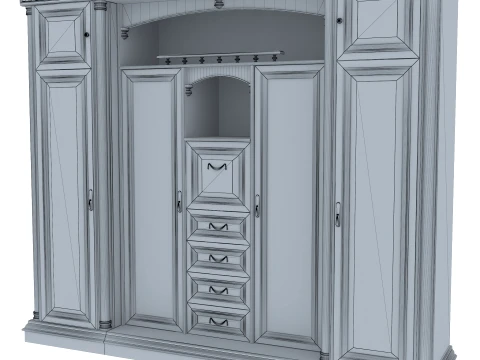 Wall Unit Omega 31 3D Model