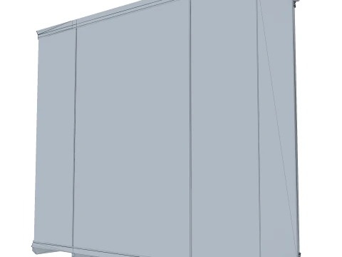 Wall Unit Omega 31 3D Model