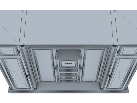 Wall Unit Omega 31 3D Model