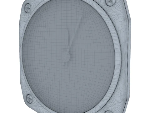 Aircraft Altimeter Gauge M1 3D Model