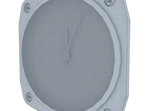 Aircraft Altimeter Gauge M1 3D Model