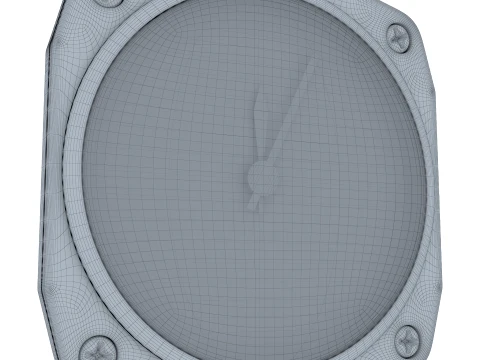 Aircraft Altimeter Gauge M1 3D Model