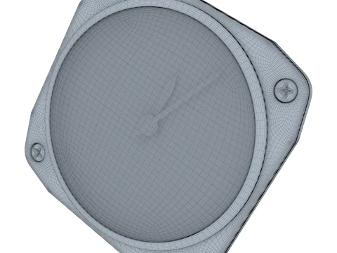 Aircraft Altimeter Gauge M1 3D Model