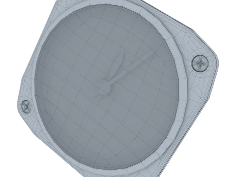 Aircraft Altimeter Gauge M1 3D Model