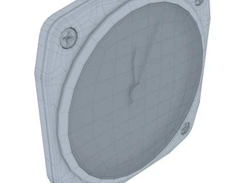 Aircraft Altimeter Gauge M1 3D Model