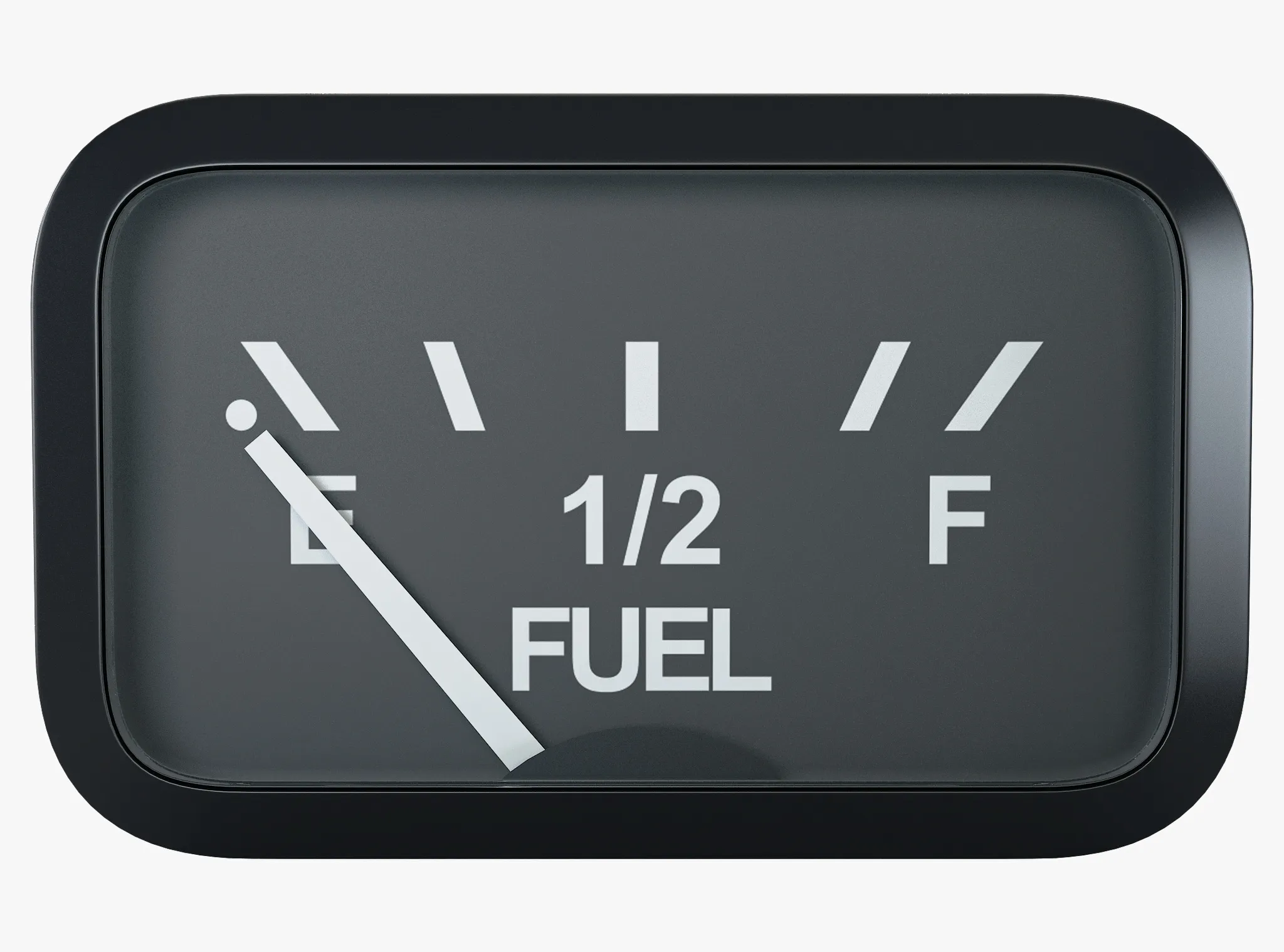 Aircraft Fuel Gauge M1 3D Model .c4d .max .obj .3ds .fbx .stl .blend 