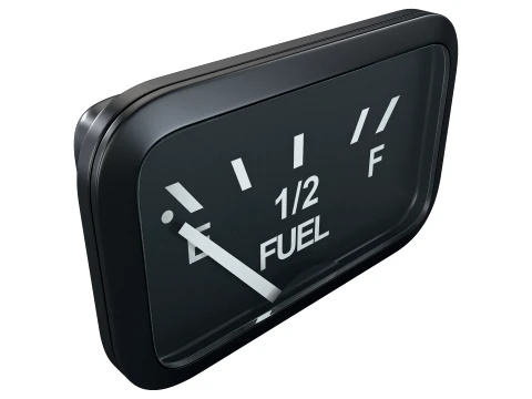 Aircraft Fuel Gauge M1 3D Model