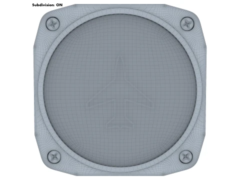 Aircraft Heading Indicator Gyro M1 3D Model