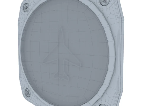 Aircraft Heading Indicator Gyro M1 3D Model