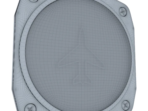 Aircraft Heading Indicator Gyro M1 3D Model