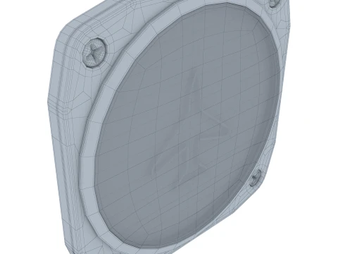 Aircraft Heading Indicator Gyro M1 3D Model