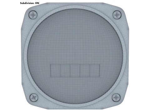 Aircraft Hobbs Hour Meter M1 3D Model
