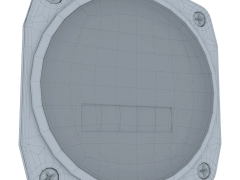 Aircraft Hobbs Hour Meter M1 3D Model