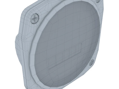 Aircraft Hobbs Hour Meter M1 3D Model