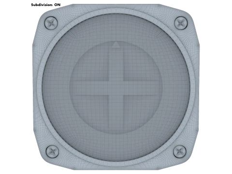 Aircraft Horizontal Situation Indicator M1 3D Model